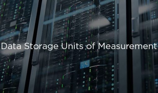 Data Storage Units of Measurement Chart from Smallest to Largest