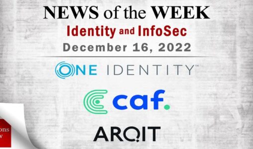 Identity Management and Information Security News for the Week of December 16